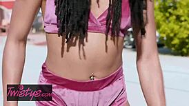 Ryan Keely and Kira Noir engage in lesbian oral and masturbation in the recruitment scene.