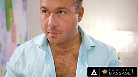 Intense Emotions Surge As Hung Chad White Ravages Rookie Masseuse's Pussy With Boss Watching Closely