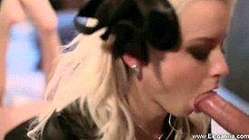 Mystery oriental teacher instructs her arab lover in intense interracial blowjob on the bed