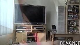 beauty, kneel for my throbbing cock now!