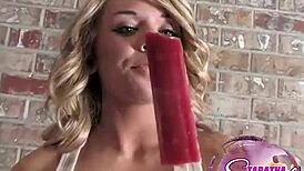 Tabatha Sweet teases with natural tits during naked interview