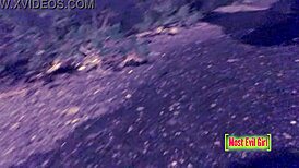 Girl Caught Pissing in Public Parking Lot at Night - Sex Tape