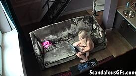 i love watching this petite blonde masturbate her big ass