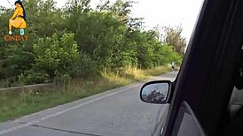 lo vi caminando solo y lo lleve en mi coche a cojer en la ruta deluxeshura0 con esta petite latina teen 18+