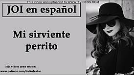 Femdom joi instructions with spanish voice