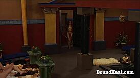 Mistress commands slave under her