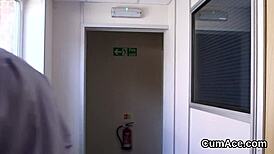 wacky babe faces bukkake blowbang gulping jizz loads