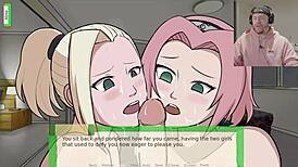 hey, wanna see sakura and ino get wild in jikage rising uncensored?