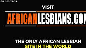 African lesbians feel intense passion planning to eat pussy and sit on each other's faces after office.