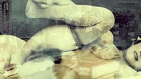 Vintage interracial taboo with hairy british cock in antique setting