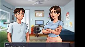 Step sister catches me spying on neighbor mia masturbating