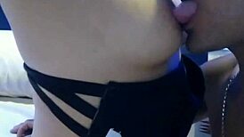 Enjoying Natural Breasts In Intimate Setting