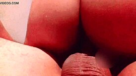 Detailed Cumshot Inside Step Sister-In-Law's Pussy During Her Intense Orgasm