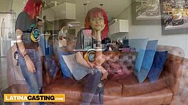 Petite Redhead Amateur Swallows Huge Cock!