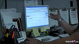 I-i'm summer bailey, sexy college coed getting rough fucked in casting interview