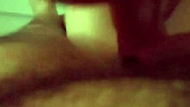 jenni feels intense pleasure deepthroating her husband's big cock while bent over. she loves the deep sensations.