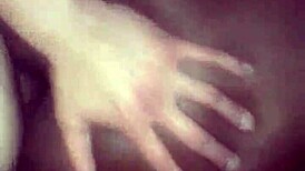 fat ebony ass gets creampie from white cock interracial