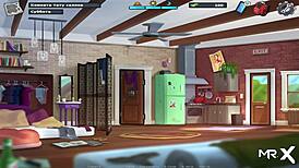 cheerleader blows wild in summertimesaga e2 58 😈