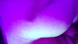 Roxy lights moans as she gets a creampie in her pussy from a big cock