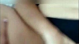 Sexy teen gets creampie from neighbor while husband almost catches her