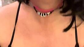 Cd Nikki Smokes Cigarette, Plays with Fake Cum