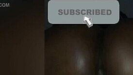 Homemade porn with BBW De Mobstar riding big black cock. Monster cock pounding.