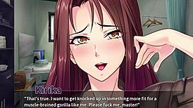 Muscle milf gets fucked while pregnant in anime hentai episode