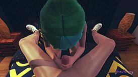 yaoi femboy hidetsumi jerks and gets fucked pov 😈