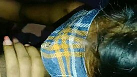 Hey, I'm licking my boyfriend's cock homemade style