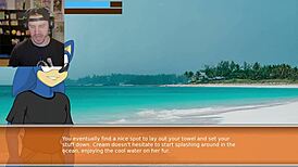 That sonic game is wild, babysitter gets creampied in hentai