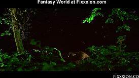 Blind Warrior Gets Licked, Fingered, And Fucked Outdoors