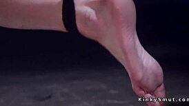 Brunette dominates with rimming and anal play