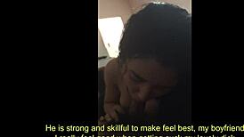 my first time sucking with my korean love, cute and asian