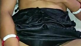 I-I quenched my horny wife's desire with my shaved pussy