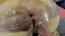 Curious How This Chubby Ass Swallows a Dildo So Easily?