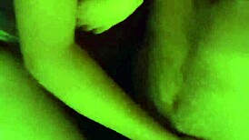 Young amateur girl contrasts innocence with cock sucking and masturbation