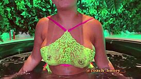 playing in the motel bathtub with guided games