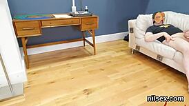 Spicy Nympho Endures Painful Anal Therapy in Loony Bin.