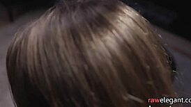 Tittyfucked eurobabe gets plowed hard