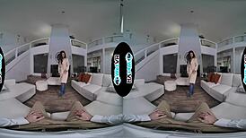 wetvr sexy call girl scarlet alexis in first vr porn