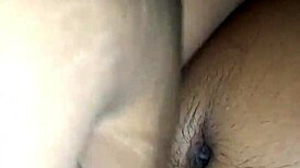 A couple engages in hardcore fucking with big tits and handjob on the couch.