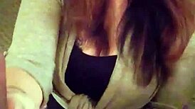 Watch this cute redhead sucking cock hard in face fucking action.