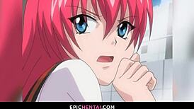 tsundere stepsister hitomi gets fucked hard in this hentai porn