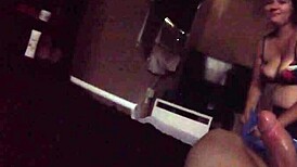 Hey, check out this bj with cum in mouth pov