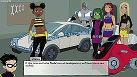 18titans episode 35 - double pussy fuck with big tits