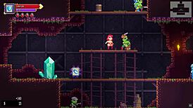 I watch scarlet maiden lesbian banging goblin with strapon in hentai game