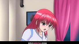 tsundere stepsister hitomi gets fucked hard in this hentai porn