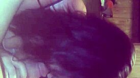 Watch her smoke while giving a blowjob, those tits bouncing in the fetish scene.