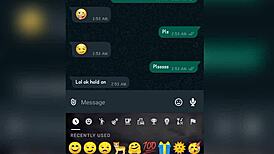 Detailed whatsapp sex chat session with an uber driver unfolds passionately.