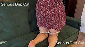 Hot sofa sex with big ass girlfriend